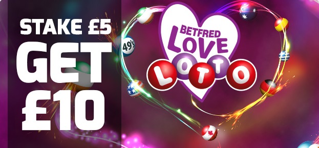 Betfred Love Lotto Betting Offer
